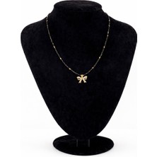 Pangu Fiyonk Figürlü Siyah Boncuk Kolye