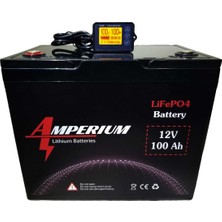 AMPERIUM12.8V 100AH Lifepo4 Akü-20 Yıl Ömür