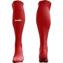 Feyza Design Kırmızı Uzun Futbol Çorabı, 40-44 Numara, Spor ve Performans Için Ideal