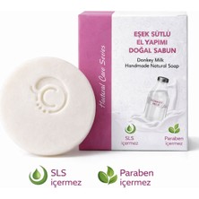 Elif Mira Eşek Sütlü El Yapımı Doğal Oval Sabun - 100 gr