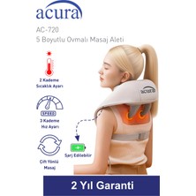 Acura AC-720 5 Boyutlu, Isıtmalı Ovmalı Masaj Aleti