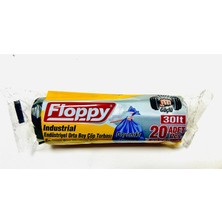 Şeylişeyler-Floppy – Orta Boy Siyah Çöp Poşeti – 55×60 cm – 400 gr – 1 Koli (25 Paket)