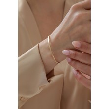 Yavuz Kuyumculuk 14 Ayar Altın Desenli Kelepçe