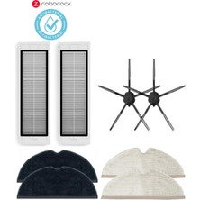 RotRever Roborock S5 S6 Max S5 Max S6 Pure Uyumlu Farklı Renk Mop Paspaslı Yedek Filtre,fırça Seti-8 Parça