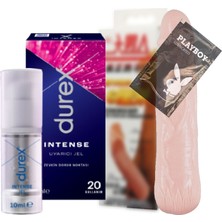 Durex Intense Kadın Uyarıcılı Jel + Dolgulu Uzatmalı Kalınlık Verir 15.5 cm Peniskılıfı C-BI026208