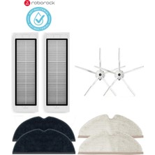 RotRever Roborock S5 S6 Max S5 Max S6 Pure Uyumlu Farklı Renk Mop Paspaslı Yedek Filtre,fırça Seti-8 Parça