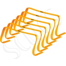 Feyza Design Esnek Turuncu Zıplama Engel Seti 30 Cm, 6'lı Paket