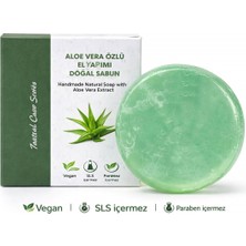 Elif Mira Aloe Vera Özlü El Yapımı Doğal Oval Sabun - 100 gr