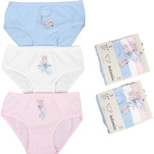 Ugly Duck Deniz Kızı 3 Lü Kız Slip Set - Çok Renkli