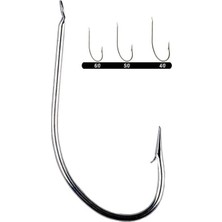 Youvella 1338 Düz Kısa Iri Galvaniz Çupra Iğnesi, Bırakma Iğnesi 100'LÜ Kutu 5/0