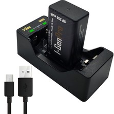 I-Gen Batteries D915 2'li AA/AAA/9V Pil Şarj Aleti + 1 Adet 9V Pro 250 Mah 1.2V Ni-Mh Şarjlı 9V Pilli Set
