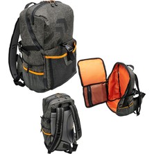 DAIWA SIRT ÇANTASI 25L GRİ TURUNCU 50*30*15CM