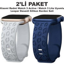 Dexmon Redmi Watch 4/5/6 - Smart Band 9 Pro/8 Pro Uyumlu Leopar Desen Silikon Kordon Seti