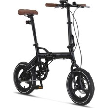 Feyza Design Katlanabilir 2d Çocuk Bisikleti, Siyah, 14 Jant, 1 Vites, Hafif ve Dayanıklı