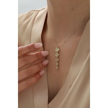 Yavuz Kuyumculuk 14 Ayar Altın Yonca Kolye Beşli