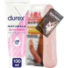 Durex Naturals Ekstra Hassas Jel 100 ml + Penisuzatmalı Prezervatif Satan Mağazalar 15.5 cm Peniskılıfı C-BI026208