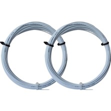 Feyza Design 2 Adet Revolve Spin 1,25 mm Kordaj 12 Metre Beyaz, Dayanıklı ve Kullanışlı