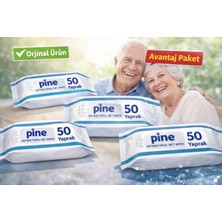 Pine Uraymed Alkolsüz Vücut ve Perine Havlu Tip Islak Mendil 50LI
