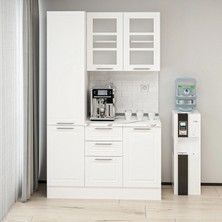 Alvinka Kahve Köşesi 135CM Mbr_c Beyaz Beyaz