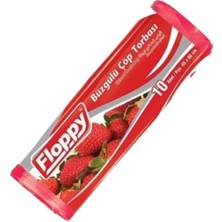 Şeylişeyler-Floppy – Büzgülü Orta Boy Çöp Torbası – 24×10 – 10 Paket