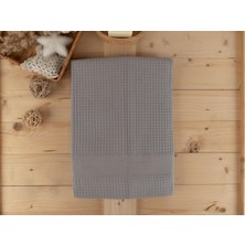 Baveno Home Pamuklu 110X160 cm Waffle Dokulu Fonksiyonel Pike Banyo Havlusu Baveno