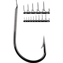 Youvella 1403 Kısa Çapraz Siyah Nikel Olta Iğnesi 100'LÜ Kutu 5