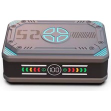 Tactech Samsung S23 Ultra / Xiaomi 14 Pro / iPhone 14 Pro Uyumlu Bluetooth Kulaklık Şarj Kutulu