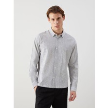 Lc Waikiki Yeni Sezon Regular Fit Uzun Kollu Desenli Erkek Gömlek