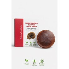 Elif Mira Reishi Mantarlı El Yapımı Doğal Oval Sabun - 100 gr