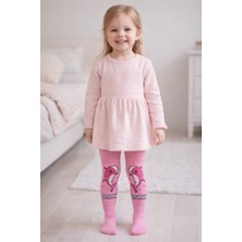 Gigi Giyim Dolphin Baskılı Kız Çocuk Külotlu Çorap