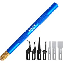 Kızılelma Teknik Relife Tk5 8’i 1 Arada Çok Fonksiyonlu Bıçak Seti: Ic Cpu Yapıştırıcı Sökme ve Anakart Kaldırma Için