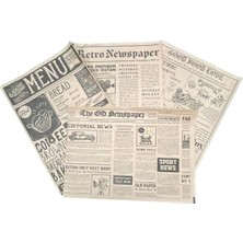 Ambalajcıburada Retro Desenli Sunum Kağıdı 36 Adet