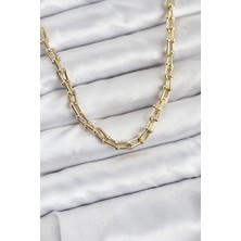 Callerrons Accessories Gold Renk Pirinç Tifani Model Kadın Kolye - EBJ260123W39206