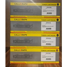 Calligraph CF410A-CF411A-CF412A-CF413A Muadil Toner Seti