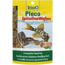 Tetra Pleco Spiriluna Wafers Bitkisel Dip Balık Yemi 15 gr