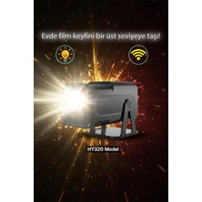 Tekvora HY320 Ev Sineması Projektörü | 4K Destekli | 300 Ansı | Kompakt Tasarım | HDMI USB