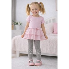 Gigi Giyim Tavşan Desenli Kız Çocuk Külotlu Çorap