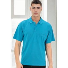 T0093 Dewberry Erkek T-Shırt-Turkuaz