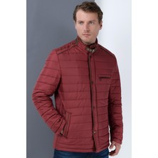 M8610 Dewberry Slım Fıt Mont-Düz Bordo
