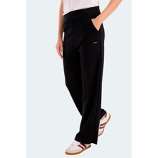 Slazenger Vılle Czg Kadın Bol Paça Siyah Eşofman Altı