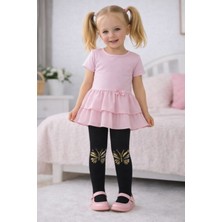 Gigi Giyim Kelebek Desenli Kız Çocuk Külotlu Çorap