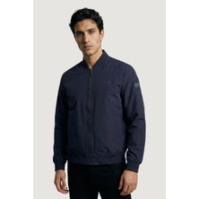 Guess Esnek Katlanabilir Bomber Erkek Lacivert Ceket M6RL09WJ362-G7V2