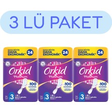 Orkid Platinum Boy 3 Ultra Gece & Gündüz Hijyenik Ped 3X24 = 72 Adet | Ekonomik Paket, %100 Koruma