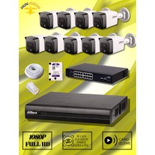 Dahua 2 Mp 9 Kameralı Ip / Bullet Full Paket