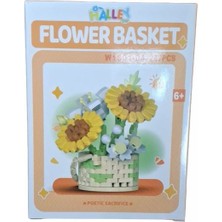 Halley Flower Basket Blok Oyuncak