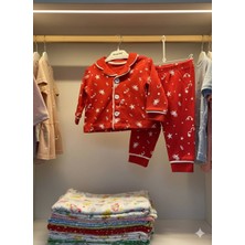 %100 Pamuk Yıldız Desenli Unisex Bebek Pijama Takımı – Yumuşak, Nefes Alan, Gece Rahatlığı