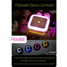 PremiumPort Fotoselli Gece Lambası, Otomatik Yanıp Sönen, Aydınlığa Duyarlı, Koridor Işığı