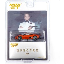 Mini GT Mını Gt 1:64 Jaguar C-X75 Spectre 007 Metal Diecast Model Araba