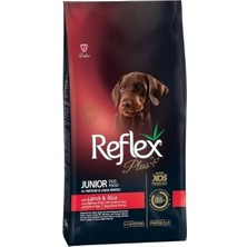 Reflex Plus Kuzu Etli Orta ve Büyük Irk Yavru Köpek Maması 3 kg