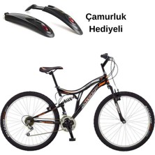 Feyza Design Hector 26 Jant 21 Vites Çift Amortisörlü Dağ Bisikleti, Çamurluk Hediye